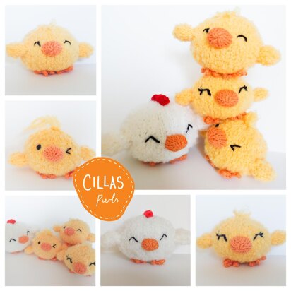 Spring Chicks - knitting pattern