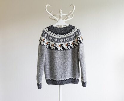 PUFFIN Icelandic Bird Sweater for Adults and Kids