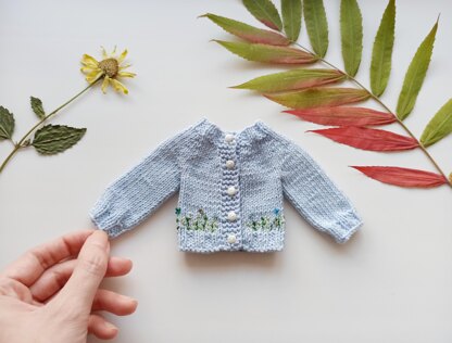 Floral miniature cardigan