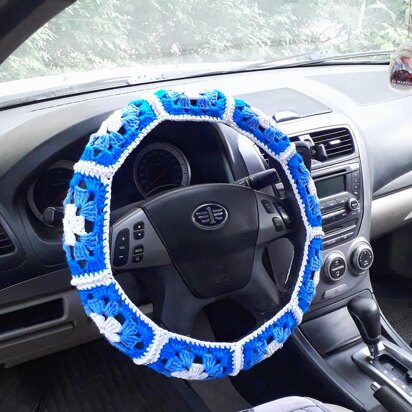 Car decor steering wheel cover