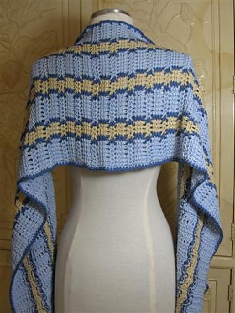 Ravelry: Fishermen's Wool Wrap pattern by Sharon Silverman