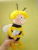 Toy Knitting Pattern -Knit Maya the Bee