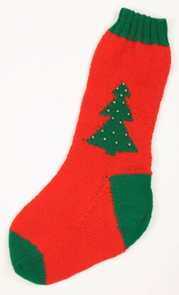 Christmas Stocking in Plymouth Encore Worsted - F167