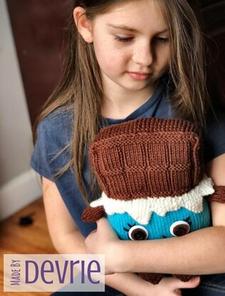 Cheeky Chocolate Bar Knitting pattern by Made By Devrie | LoveCrafts