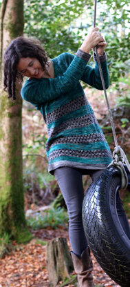 Lignite Sweater by Carol Feller - Knitting Pattern For Women in The Yarn Collective