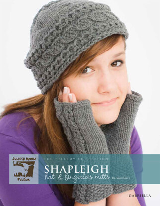 Shapleigh Hat & Fingerless Mitts in Juniper Moon Gabriella - Downloadable PDF