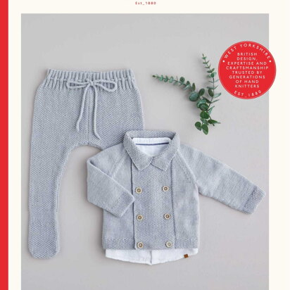 Collared Jacket & Tights in Sirdar Snuggly 4 Ply - 5472 - Downloadable PDF - knitting pattern