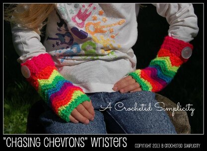 "Chasing Chevrons" Wristers