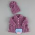 Nerys Newborn Coat & Hat 16 inch chest