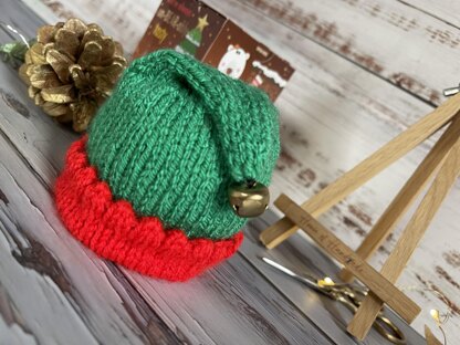 Elf Hat Chocolate Orange Cover Knitting Pattern