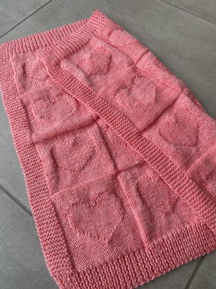 Duplicate Heart Blanket