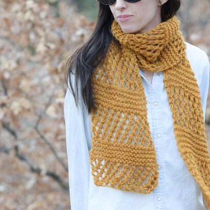 Honeycombs Knit Scarf