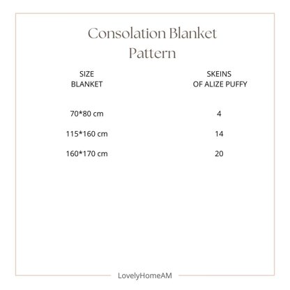 Consolation Blanket Pattern