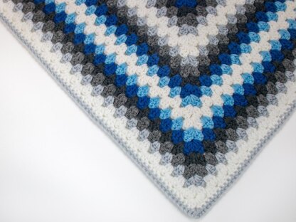 Laurie’s Winter Infinity Granny Rectangle Crochet Blanket