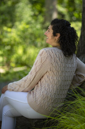 Women's Jumper Pierpont in Universal Yarn Fibra Natura Ravello - Downloadable PDF