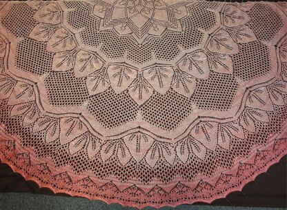 The Rose of Allendale Lace Shawl