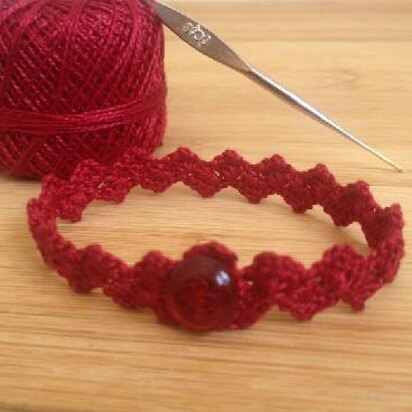 Just Beautiful Bracelet, chokers and anklet - CROCHET PDF PATTERN -