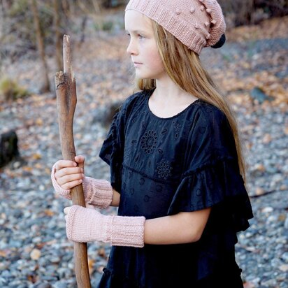 Lucille Hat and Mitts - Lc37 - knitting pattern