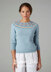 Joan Sweater - Sweater Knitting Pattern For Women in Debbie Bliss Rialto 4 Ply