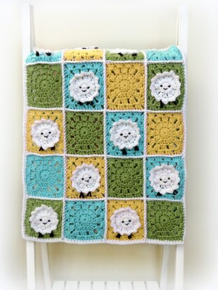 Sheep Baby Blanket