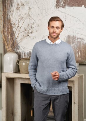 Rio Sweater in Rowan Island Blend Fine - ZB296-00002-UK - PDF