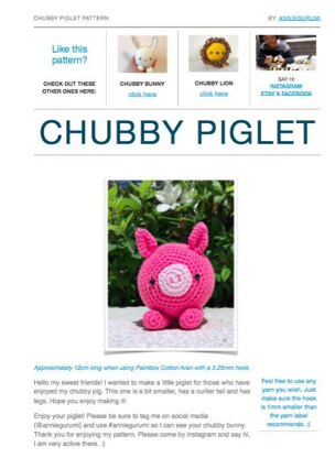 Chubby Piglet