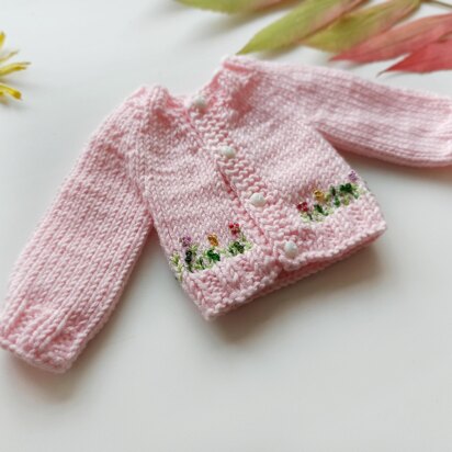 Floral miniature cardigan