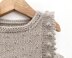 6-12 months – PLUMETI knit vest pattern