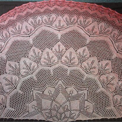 The Rose of Allendale Lace Shawl