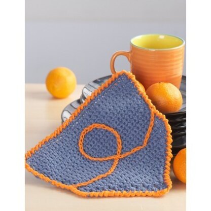 Jeans Pocket Dishcloth in Bernat Handicrafter Cotton Solids