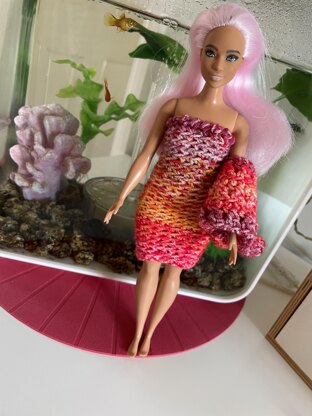 Barbie Dress & Cardi Set