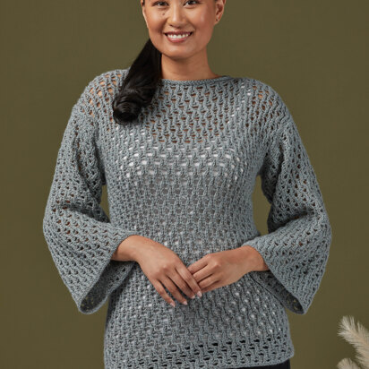 Crochet Circle Yoke Pullover Top-down in the Round Sweater PDF: the Mya  Sweater -  Canada