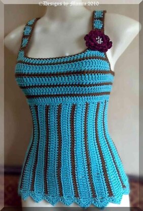 Crochet Tank Top Pattern Women Sleeveless Blouse