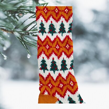 Festive Trees Stocking
