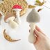 Crochet mushrooms pattern no sew Amigurumi toy Fall crochet pattern decor