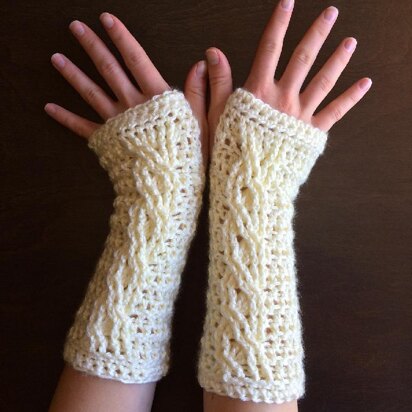 Fireside Fingerless Gloves
