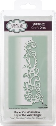 Creative Expressions Paper Cuts Edger Craft Dies - Lily Of The Valley