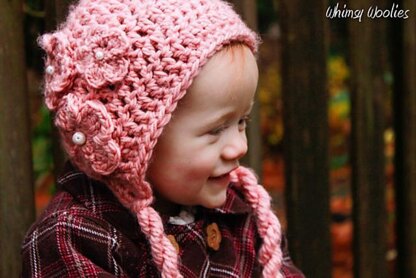 "Wild Rose" Crochet Bonnet & Legwarmers