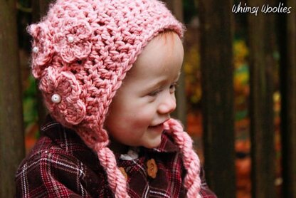 "Wild Rose" Crochet Bonnet & Legwarmers