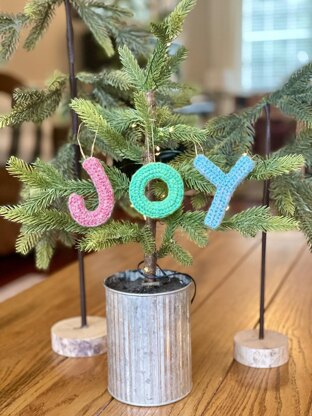 Christmas Letter Ornaments