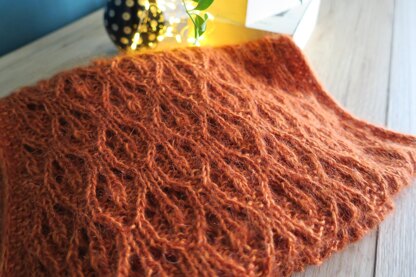 Glowing Ember Shawl