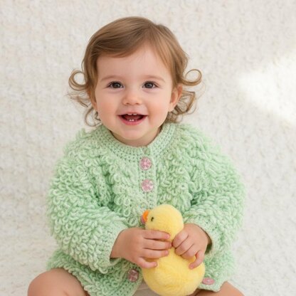 220-Loopy Baby Jackets Crochet Pattern #220