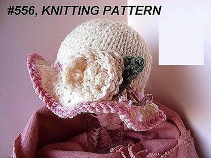 556, KNITTED HAT, baby to adult