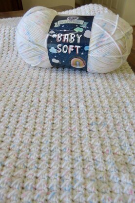 Sunday Brunch Baby Blanket – Beginner Friendly