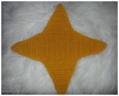 Aruba Star Crochet Applique Pattern Unique & Unusual