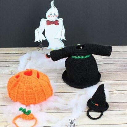 266 Bears  Halloween Costumes Crochet Pattern #266