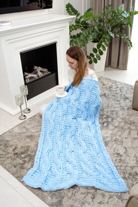 Big Twisted Blanket Pattern