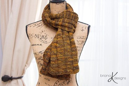 Rust Scarf Knit