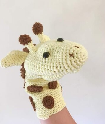 Garret the Giraffe Hand / Glove Puppet