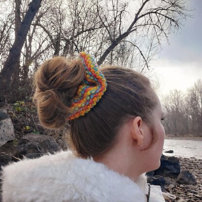 Rainbow Scrunchies